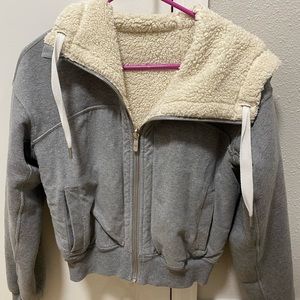 Lululemon reversible sherpa bomber